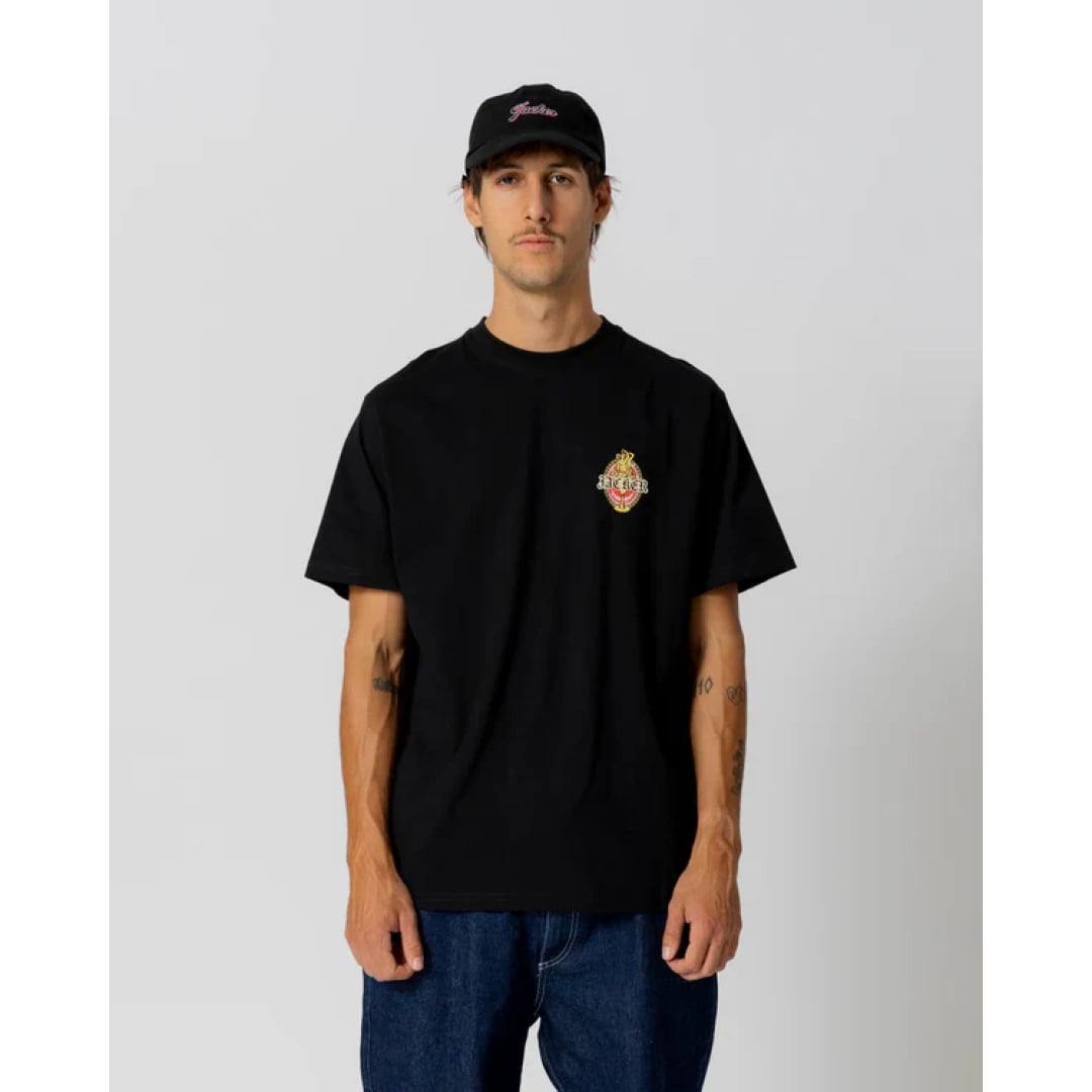 T-shirt Jacker Trois Grâces Black - Lobster Service Purple