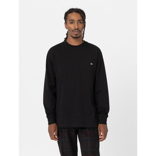 T-shirt LS Dickies Luray Pocket Black - Ls - Insidshop.com