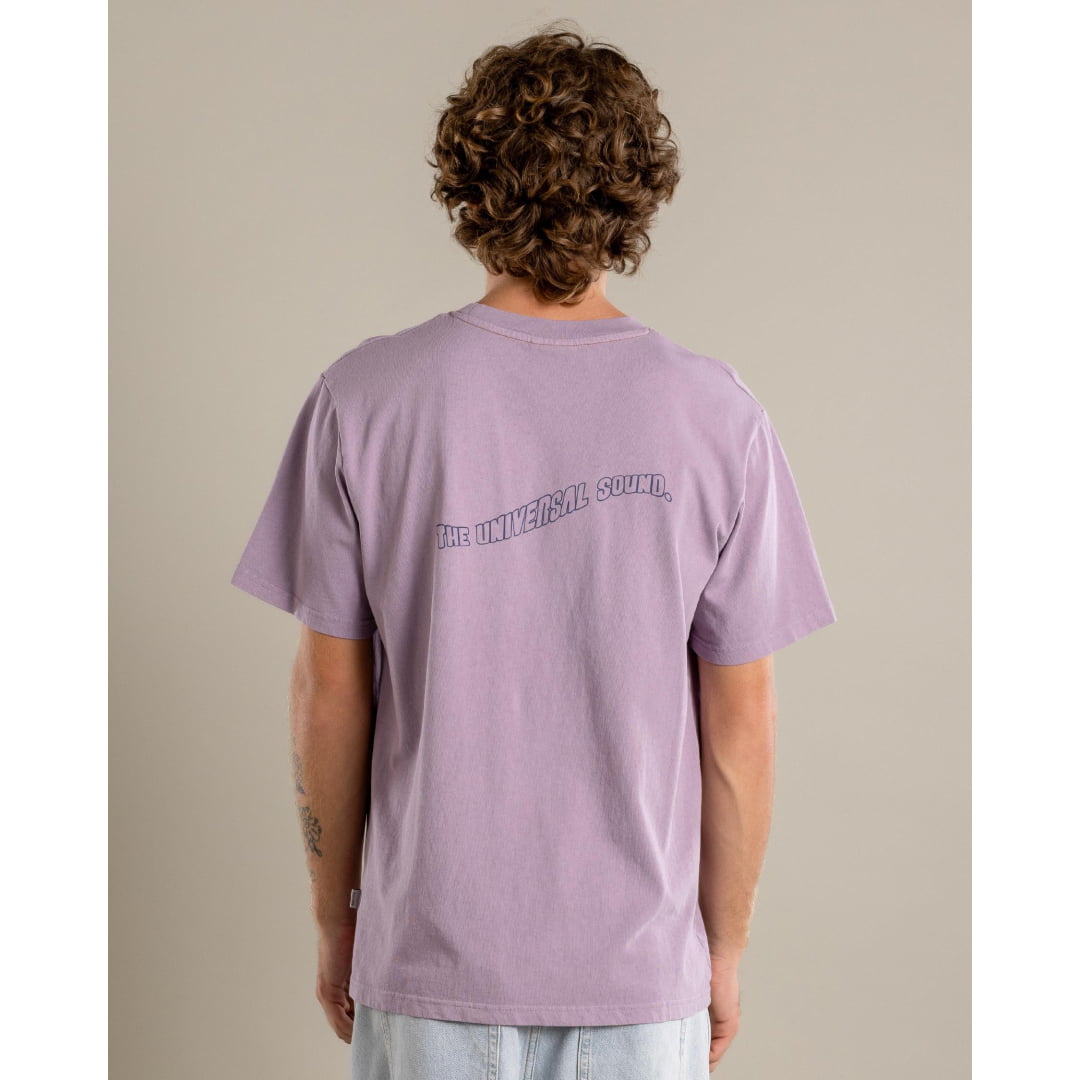 T-shirt Rhythm Universal Sound Plum - Insidshop.com