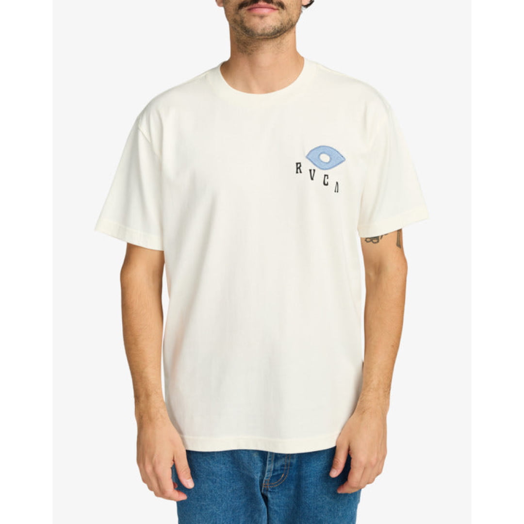 T-shirt RVCA Keep Growing Antique White - Rvca