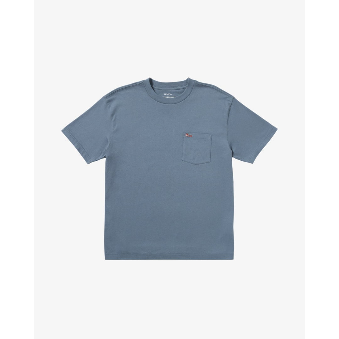 T-shirt RVCA LA Eye Swirl Pocket Vintage Navy - Rvca