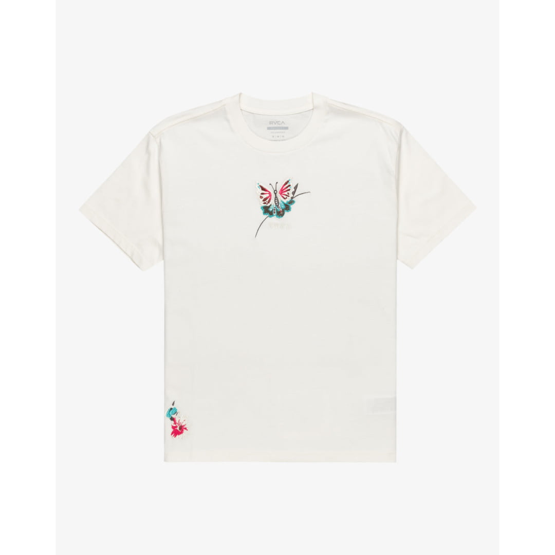 T-shirt RVCA Scorched Antique White - Rvca - Insidshop.com