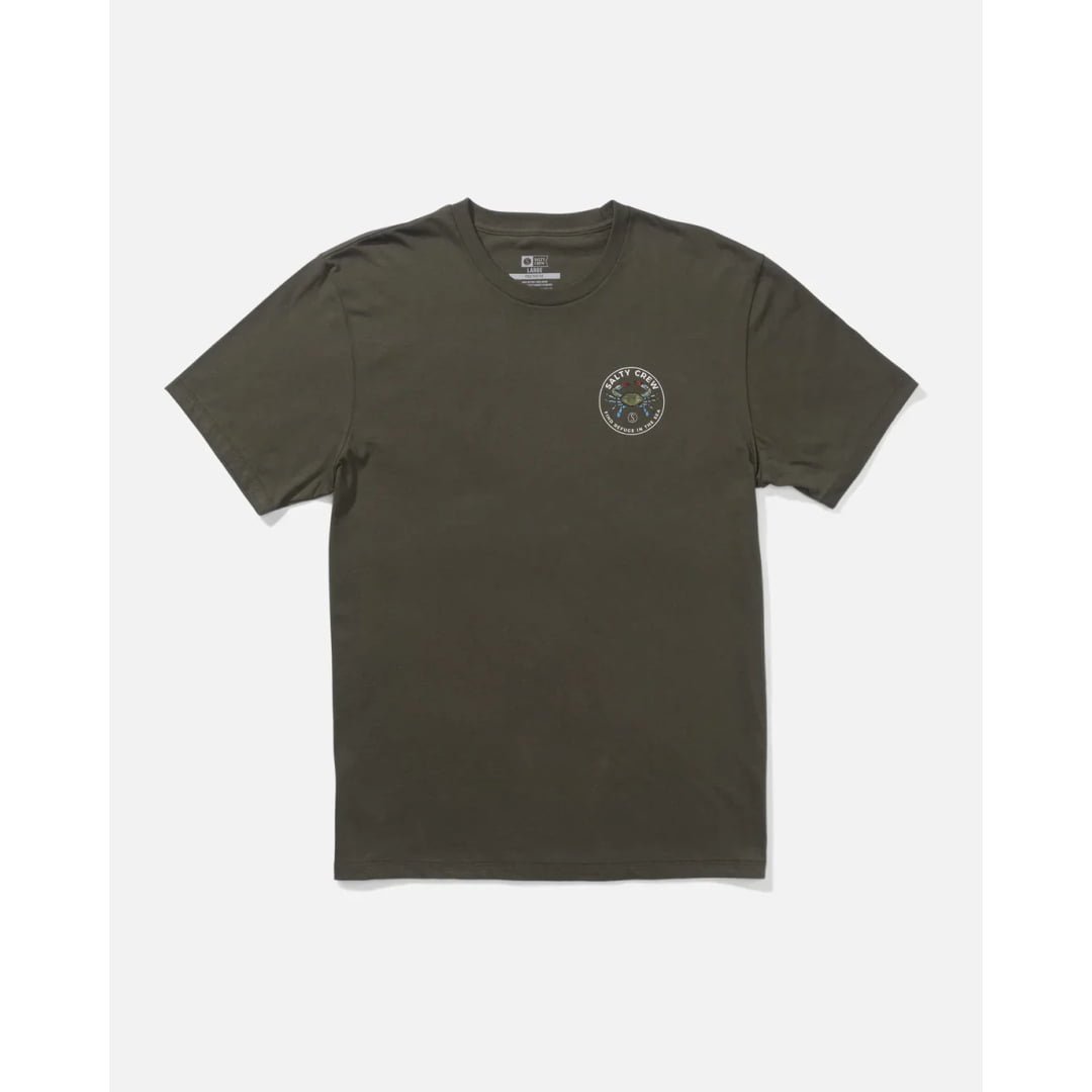 T-shirt Salty Crew Blue Crabber Premium Dusty Olive