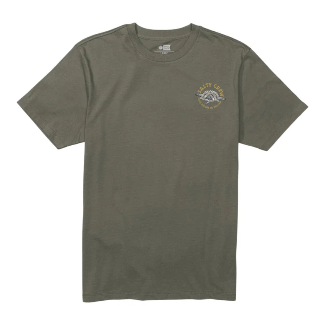 T shirt Salty Crew Cleat Knott Dusty Olive Shirt