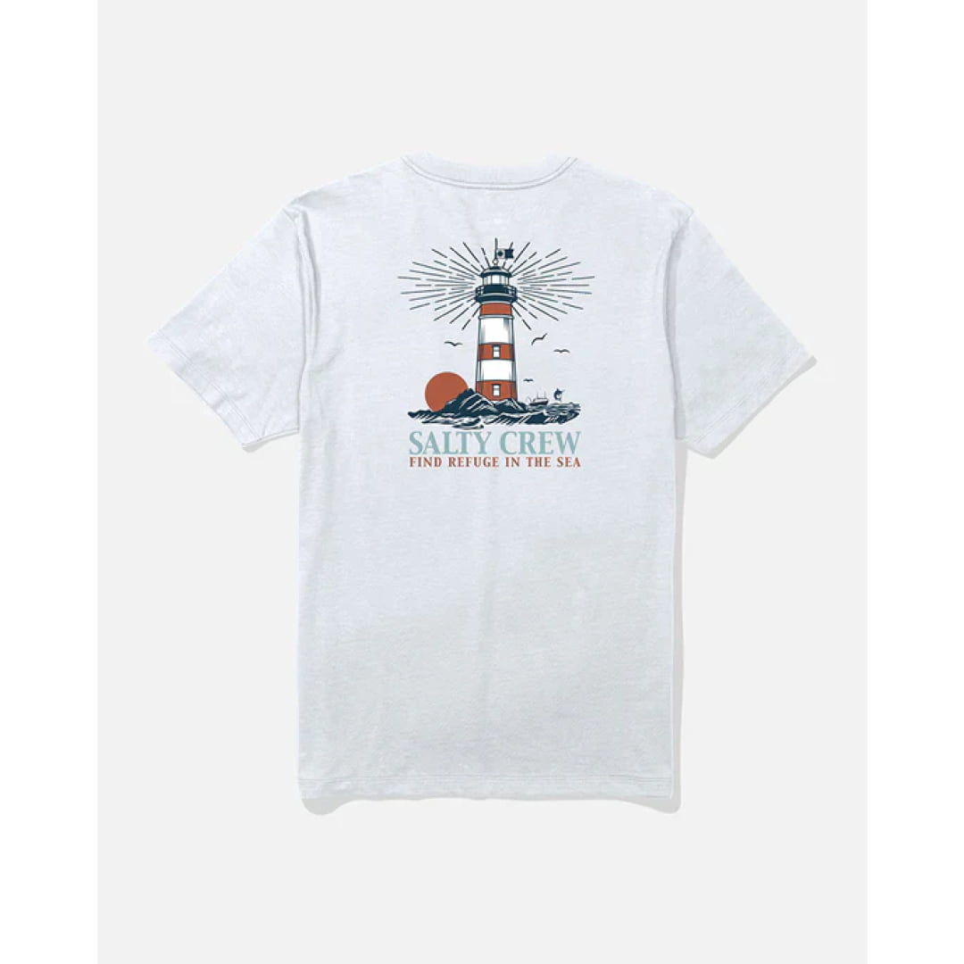 T shirt Salty Crew High Beam Classic White Shirt