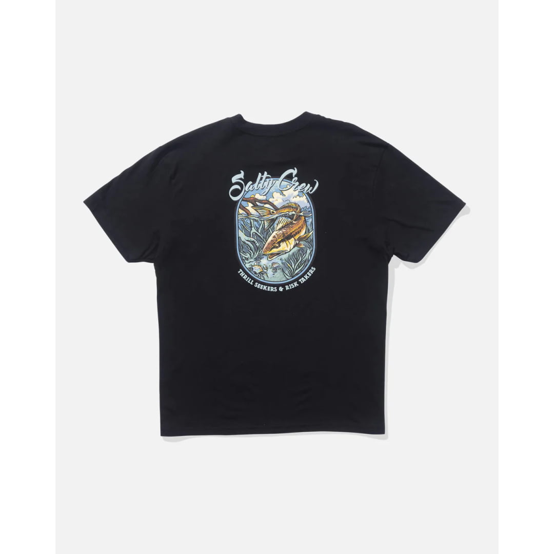 T-shirt Salty Crew Red Fish Classic SS Black - Ss