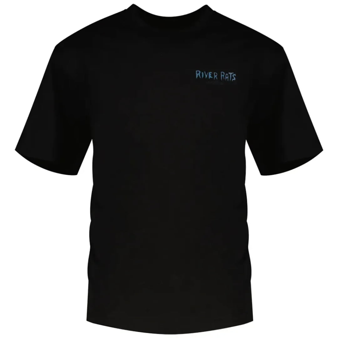 T-shirt Salty Crew River Rats SS Black - Ss - Insidshop.com