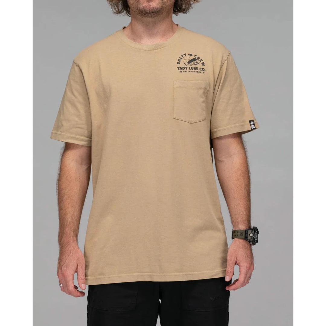 T-shirt Salty Crew S/S Tady Classic Pocket Pigment Straw