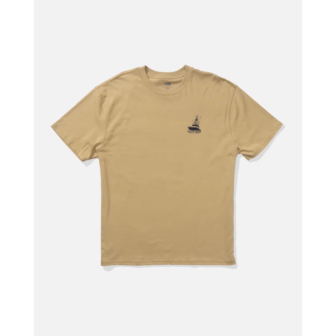 T-shirt Salty Crew Vessel Classic SS Khaki - Ss