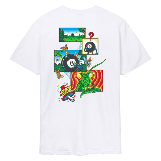 T-shirt Santa Cruz 8ball Winkowski Comic White