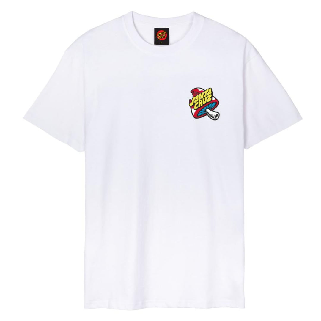 T-shirt Santa Cruz 8ball Winkowski Comic White