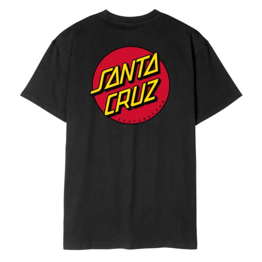 T-shirt Santa Cruz Classic Dot Chest Black - Insidshop.com