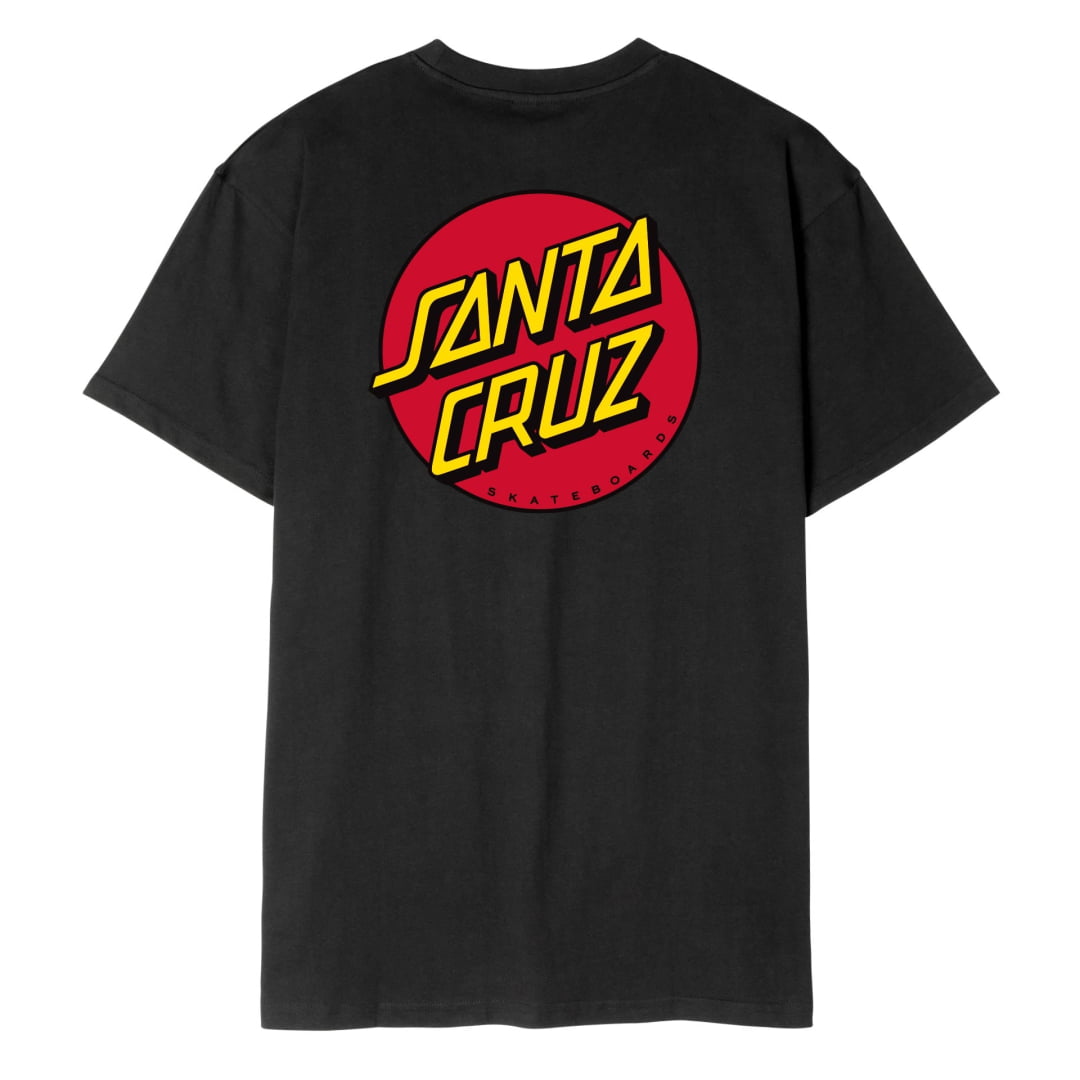 T-shirt Santa Cruz Classic Dot Chest black - Black