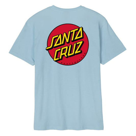 T-shirt Santa Cruz Classic Dot Chest Sky Blue