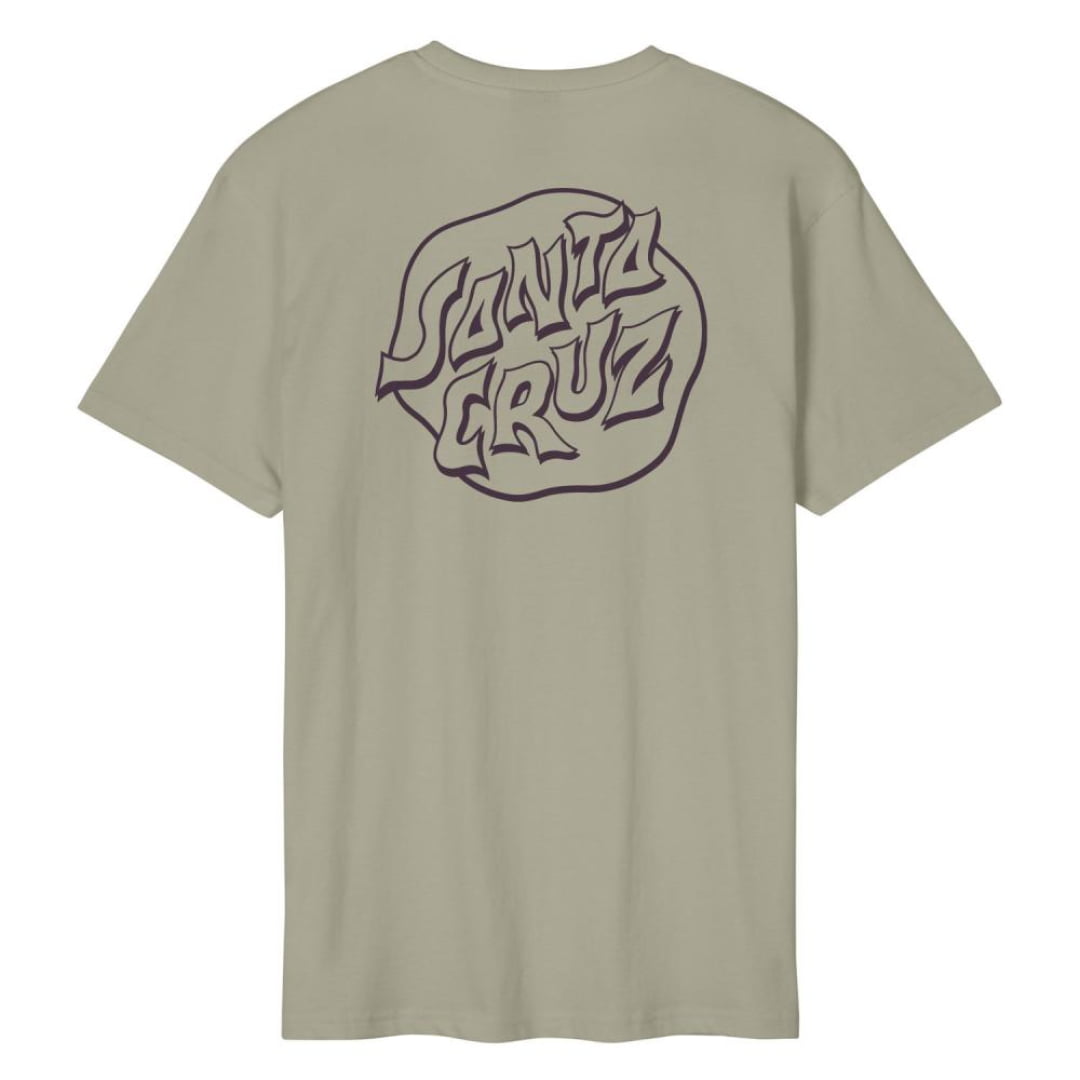 T-shirt Santa Cruz Fever Dream Mono Dot Stone Grey