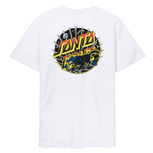 T-shirt Santa Cruz Kendall Wolf Dot White - Insidshop.com