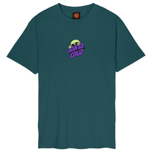 T shirt Santa Cruz Knibbs Alien Stacked Stripe Cosmic Teal