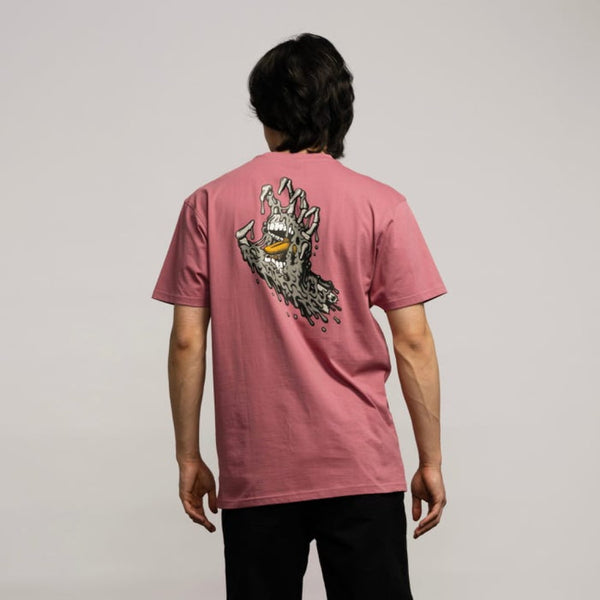 T - shirt Santa Cruz Melting Hand Dusty Rose - Pokemon