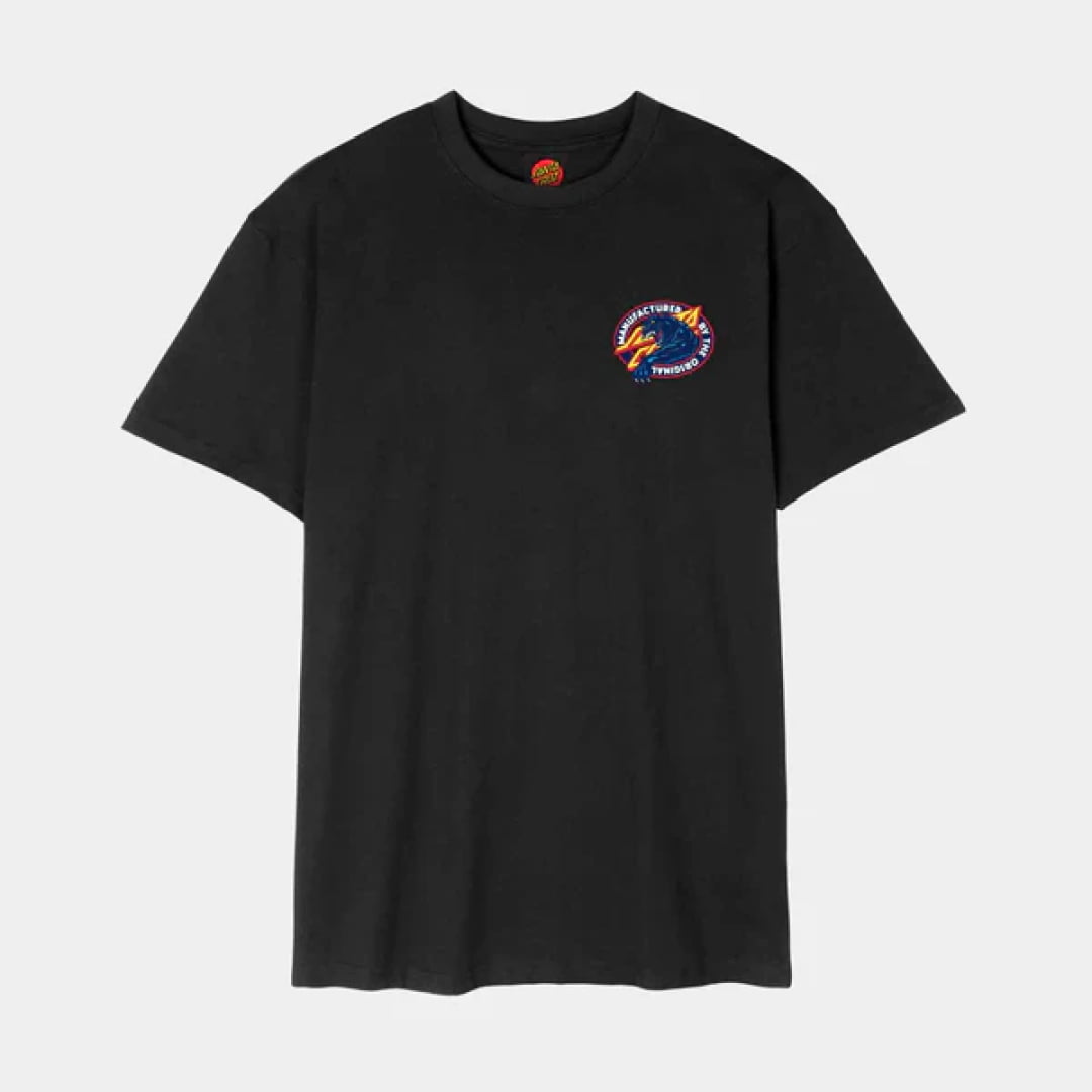 T shirt Santa Cruz Natas SC Panther Black Classic Dot Chest