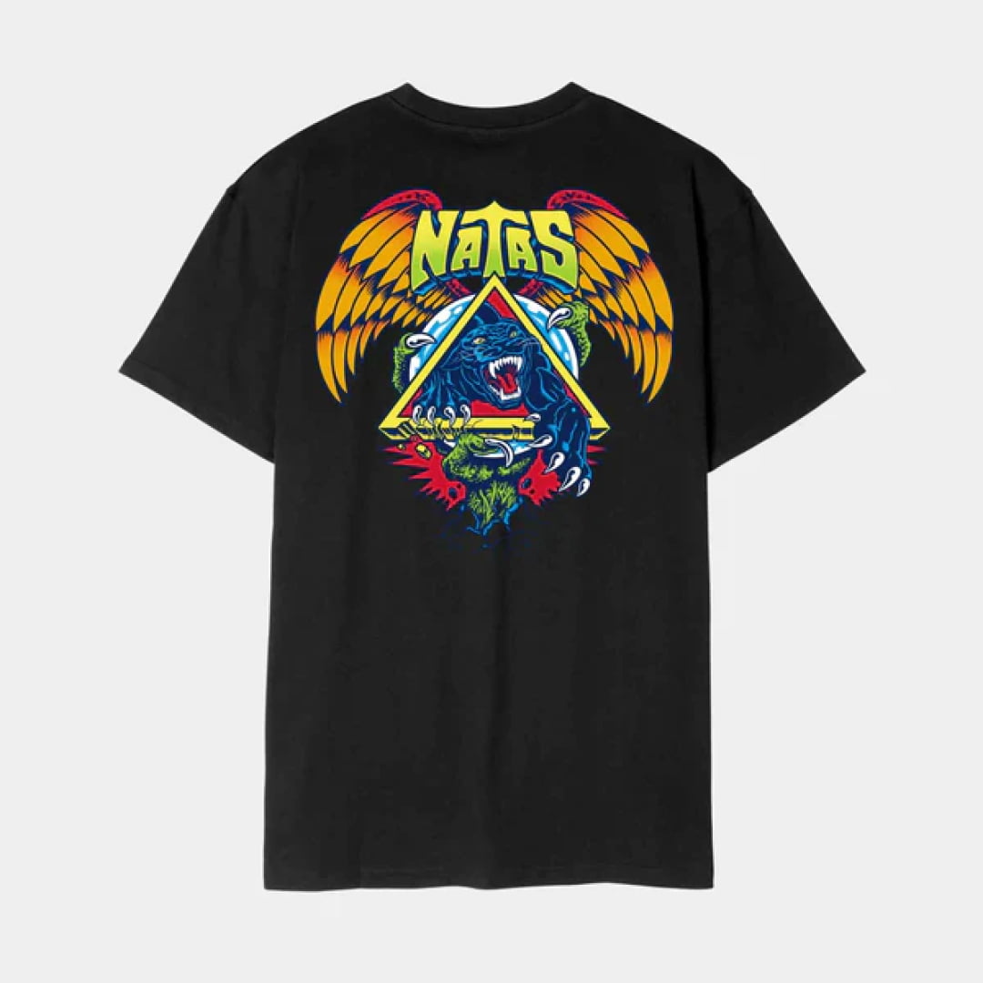 T shirt Santa Cruz Natas SC Panther Black Classic Dot Chest