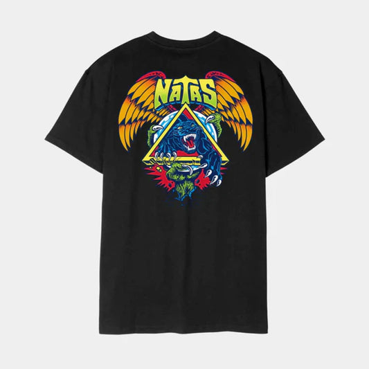 T shirt Santa Cruz Natas SC Panther Black Classic Dot Chest