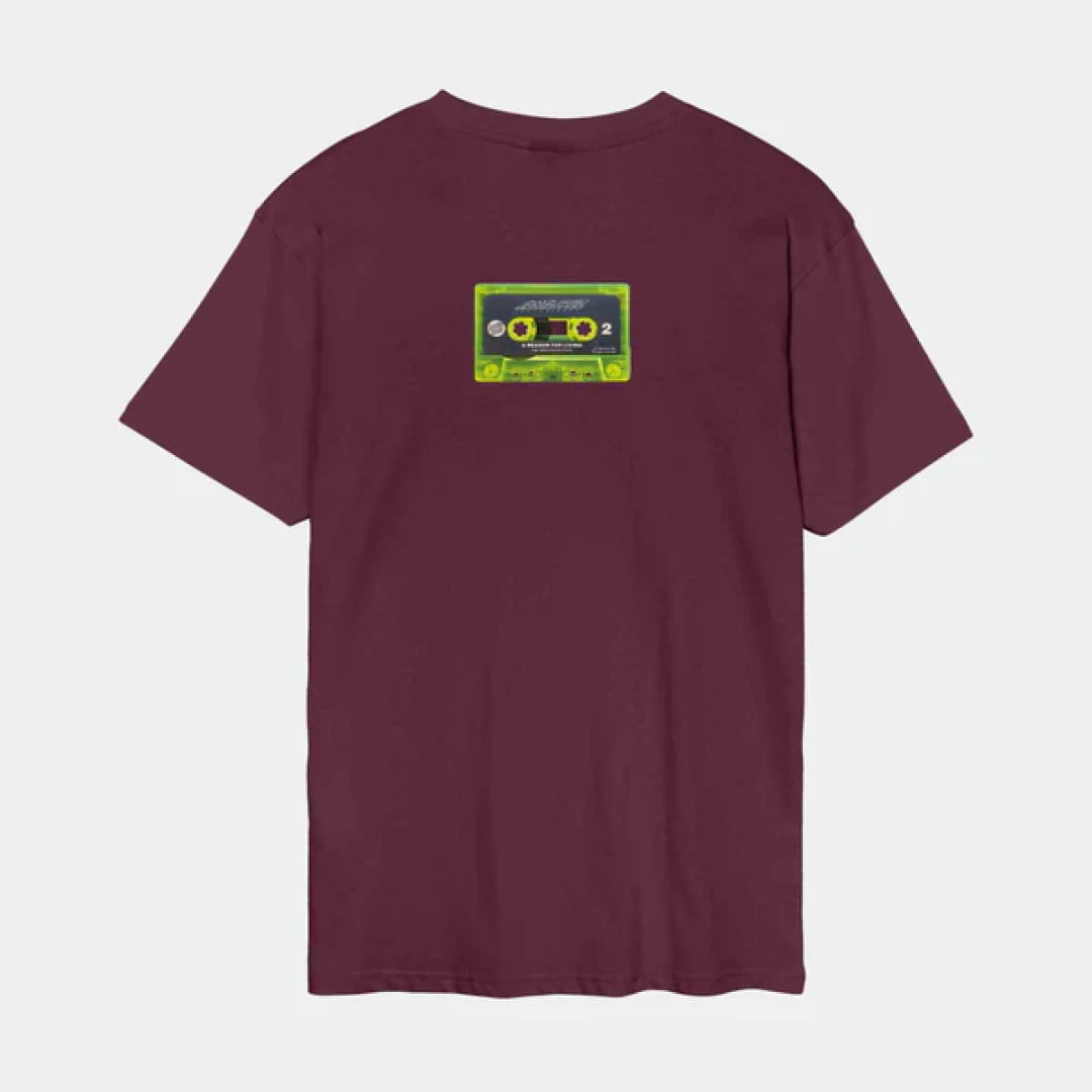 T shirt Santa Cruz Reason For Living Mixtape Dark Cherry
