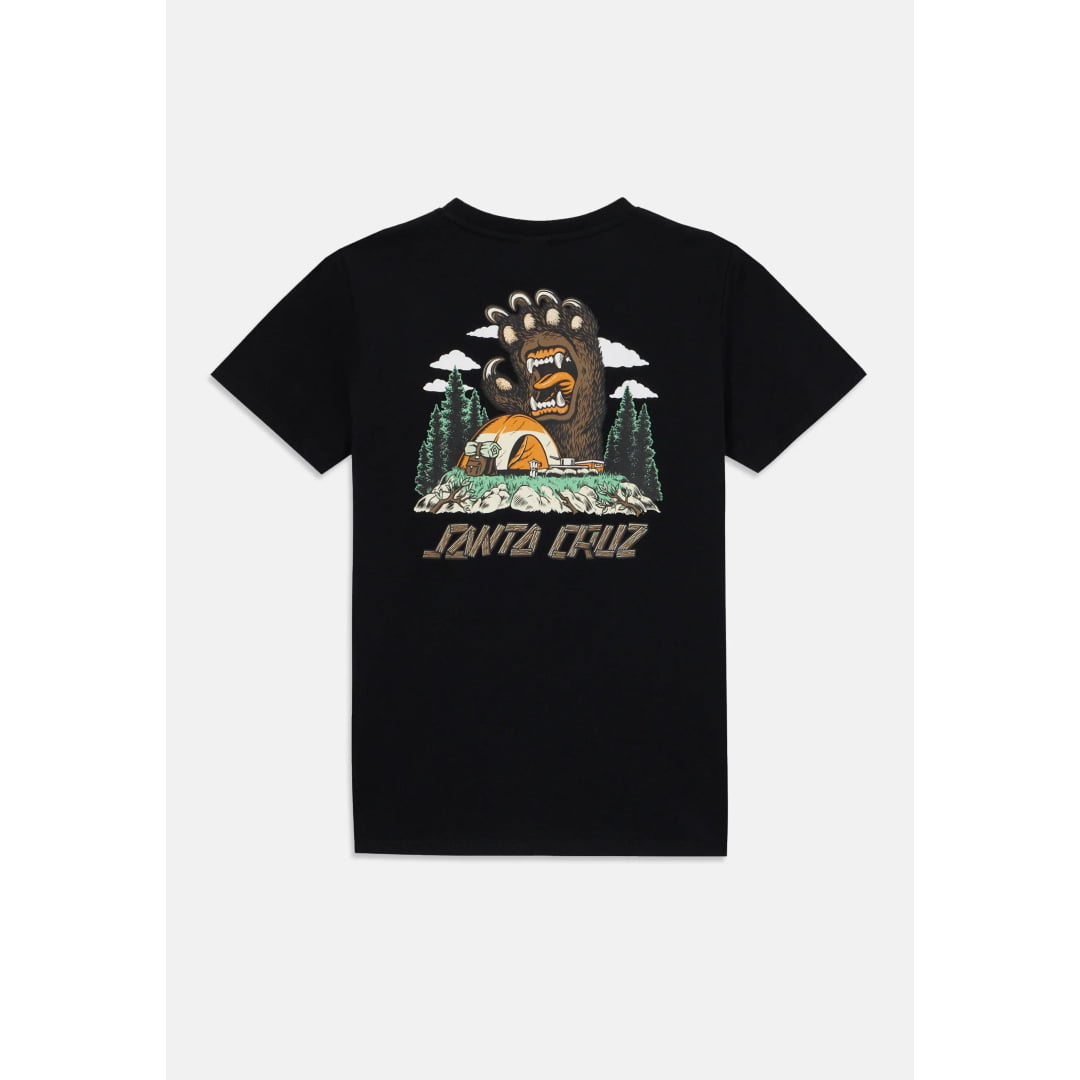 T-shirt Santa Cruz Screaming Grizzly Black - Insidshop.com