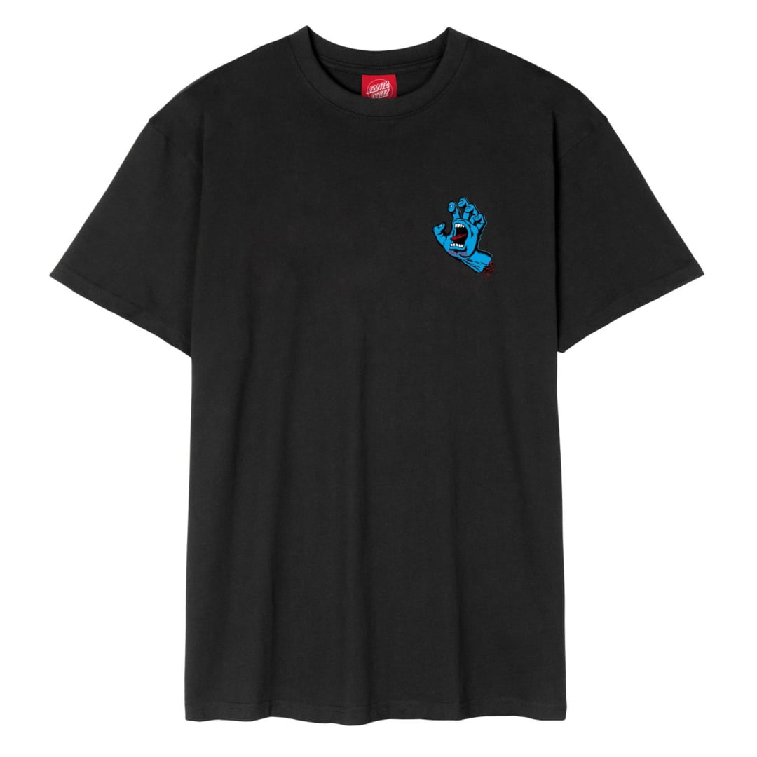 T-Shirt Santa Cruz Screaming Hand Chest Black