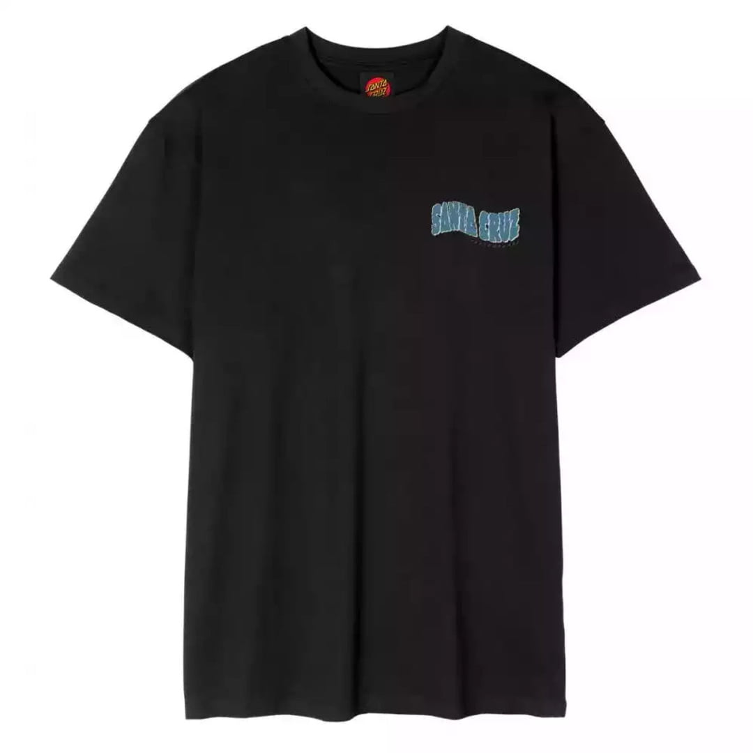 T-shirt Santa Cruz Tiki Hand Strip Black - Insidshop.com