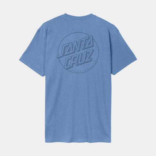T shirt Santa Cruz Tonal Opus Dot Stripe Azure Blue