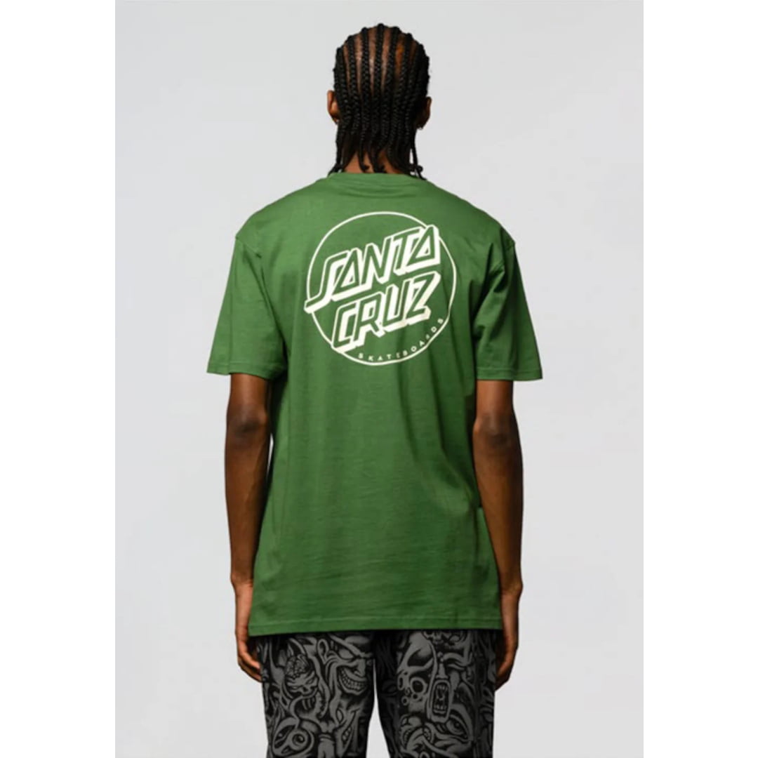 T-shirt Santa Cruz Tonal Opus Dot Stripe Uniform Green