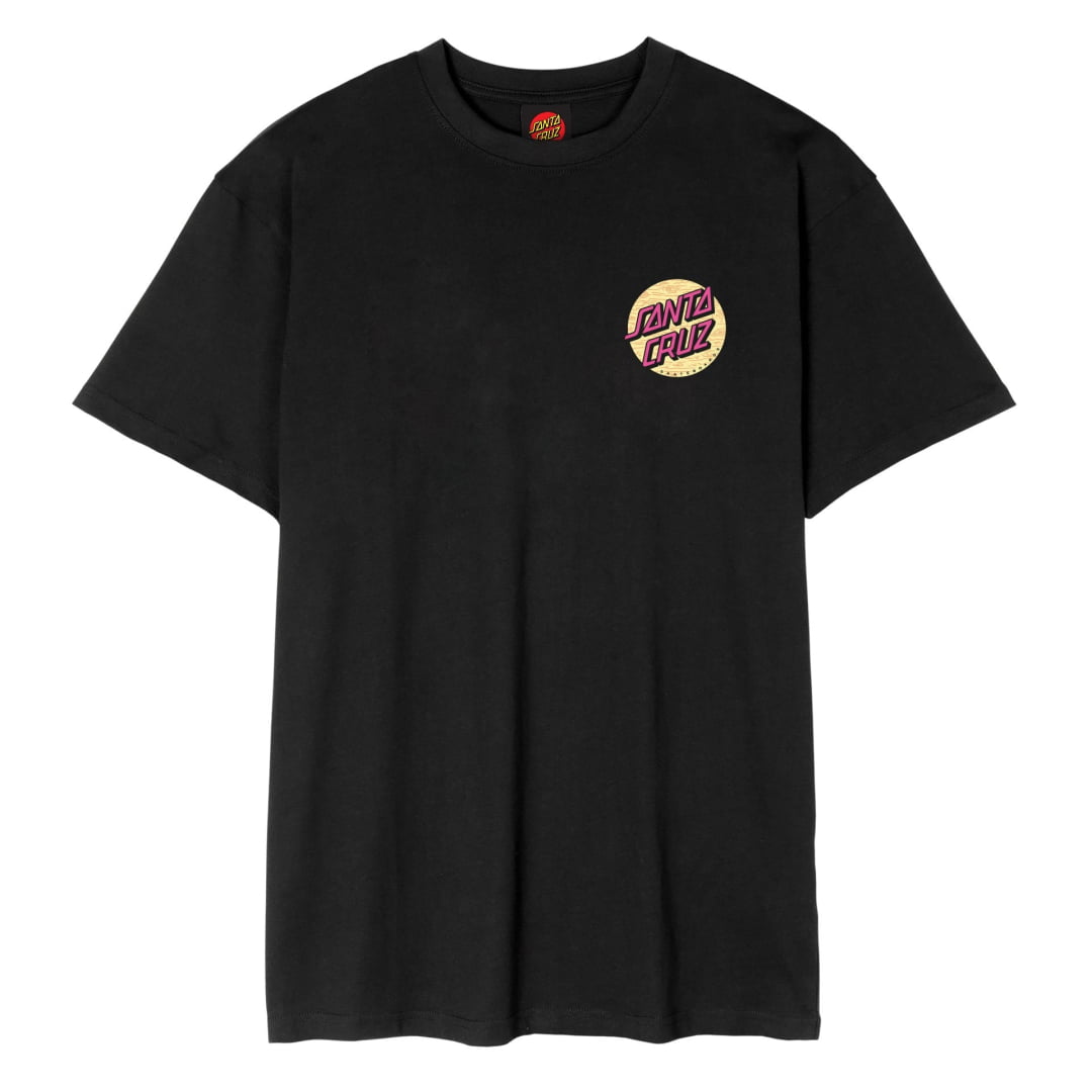 T-shirt Santa Cruz Wagon Dot Chest Black - Insidshop.com