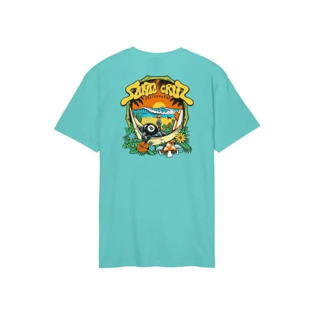 T-shirt Santa Cruz Winkowski 8Baller Trip Pool Blue