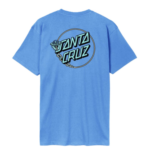 T shirt Santa Cruz Winkowski UFO Dot Azure Blue Ufo