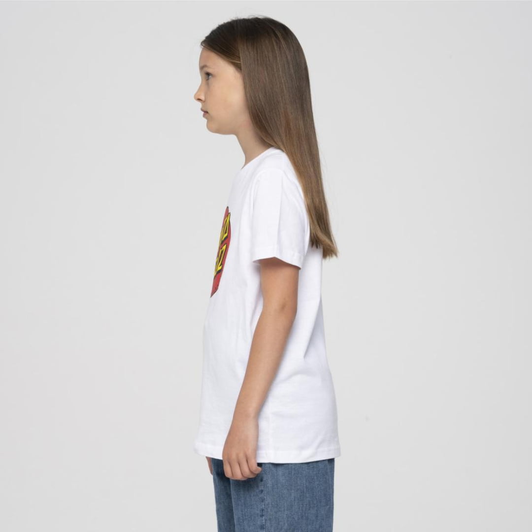 T-shirt Santa Cruz Youth Classic Dot White - Insidshop.com