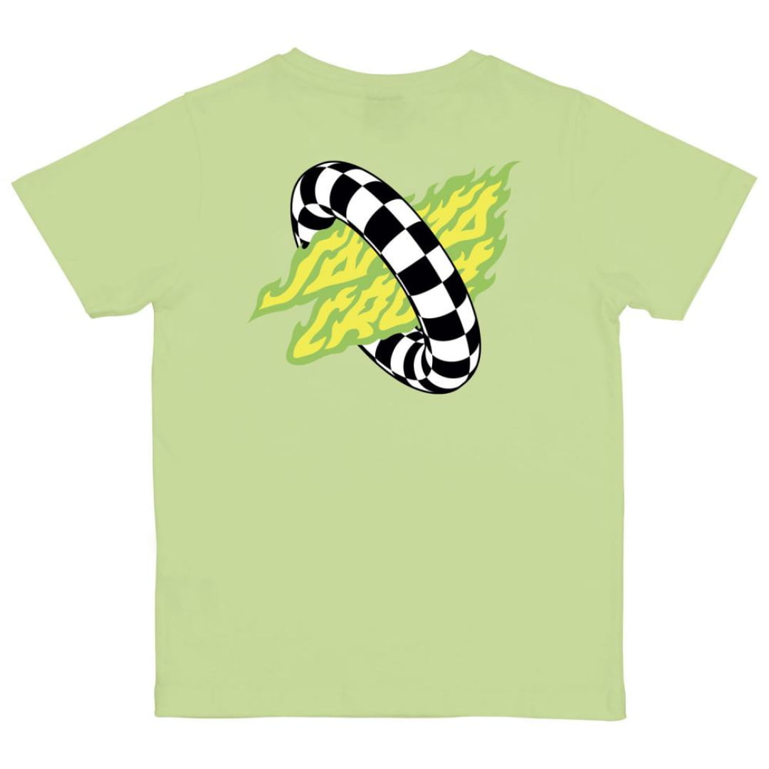 T-shirt Santa Cruz Youth Goal Flame Matcha - Insidshop.com