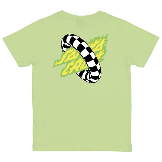 T-shirt Santa Cruz Youth Goal Flame Matcha - Insidshop.com