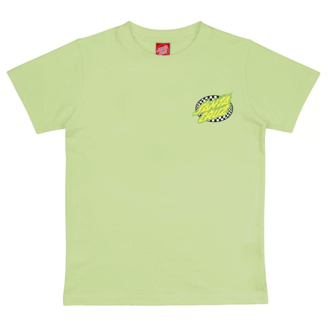 T-shirt Santa Cruz Youth Goal Flame Matcha - Insidshop.com