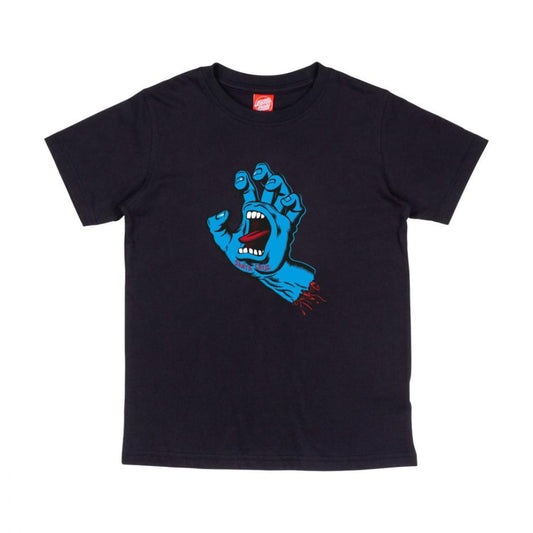 T shirt Santa Cruz Youth Screaming Hand Black Shirt