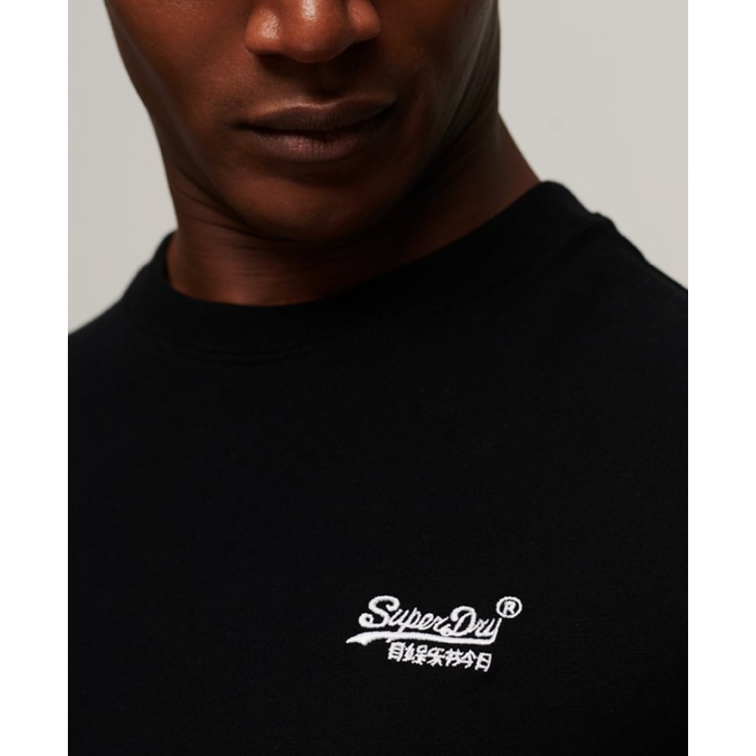 T-shirt Superdry Vintage Logo Emb Black - Insidshop.com