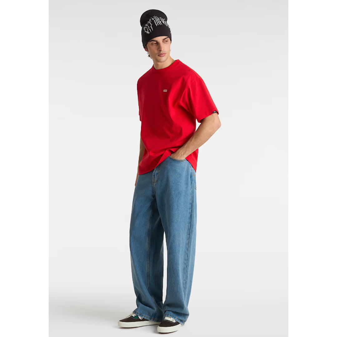 T shirt VANS Left Chest II Loose Racing Red Shirt Vans Ii