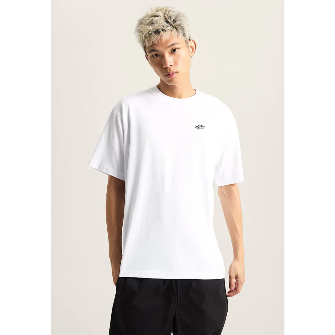 T shirt VANS Style 76 II Loose TE White Black Shirt Vans Ii