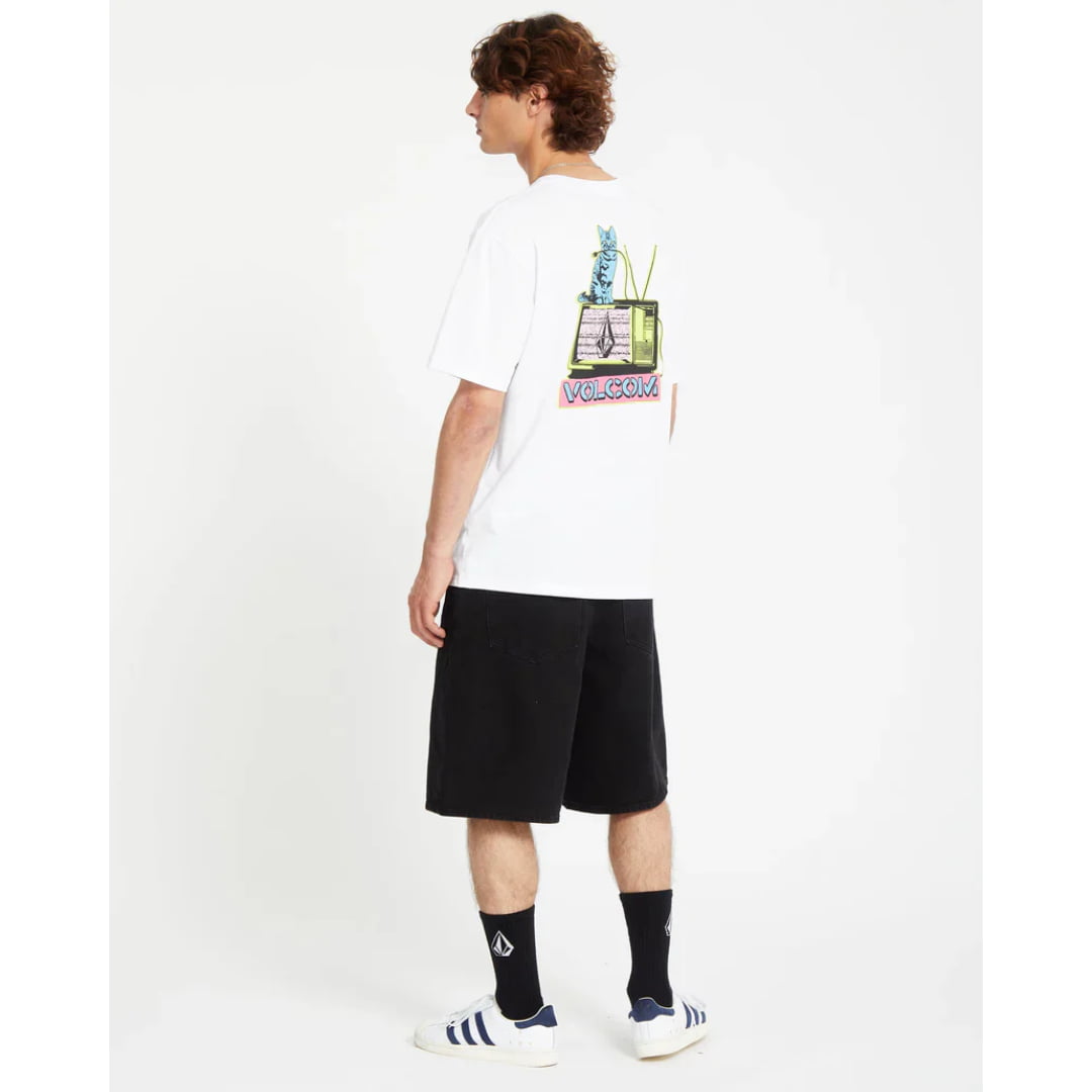 T-shirt Volcom CATV BSC White - Catv Bsc - Insidshop.com