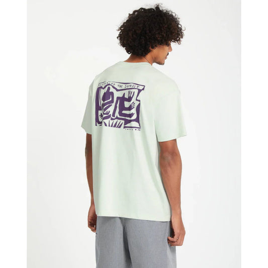 T-shirt Volcom Flowatch Cloud Blue - Insidshop.com