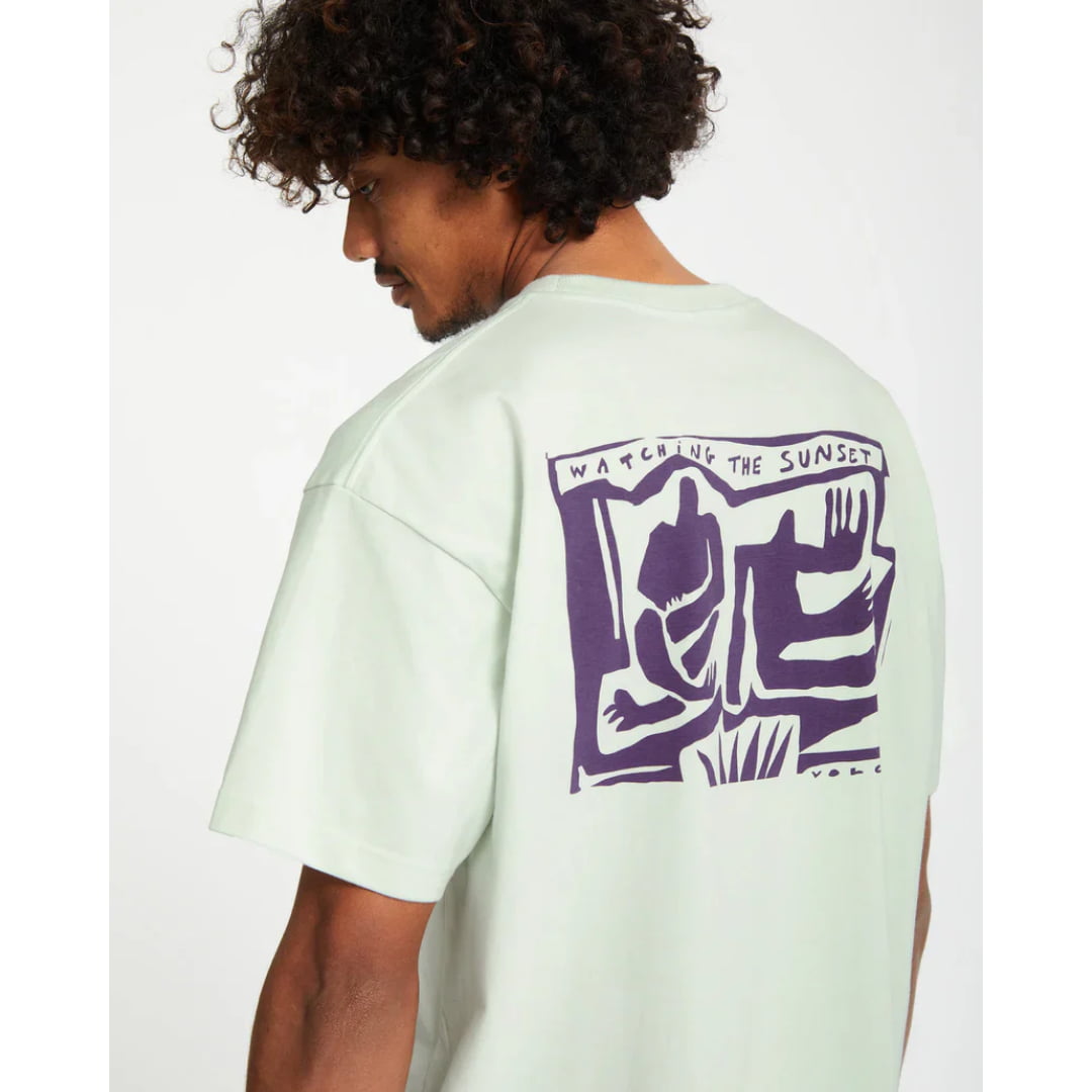 T-shirt Volcom Flowatch Cloud Blue - Insidshop.com