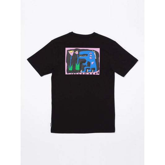 T-shirt Volcom Kids Arthur Dino Black - Insidshop.com