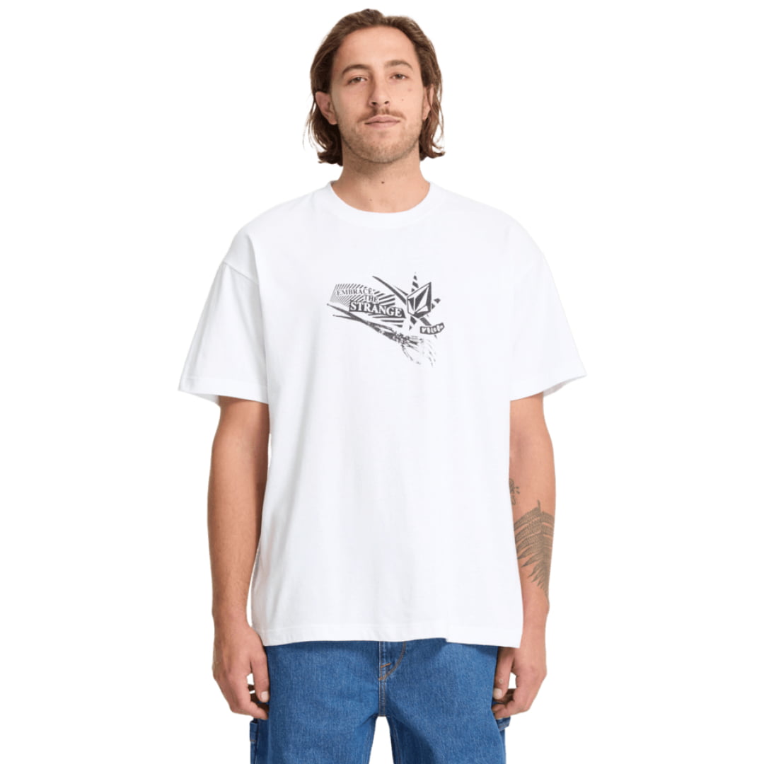 T shirt Volcom Kut N Rip LSE White Shirt n Lse Insidshop.com