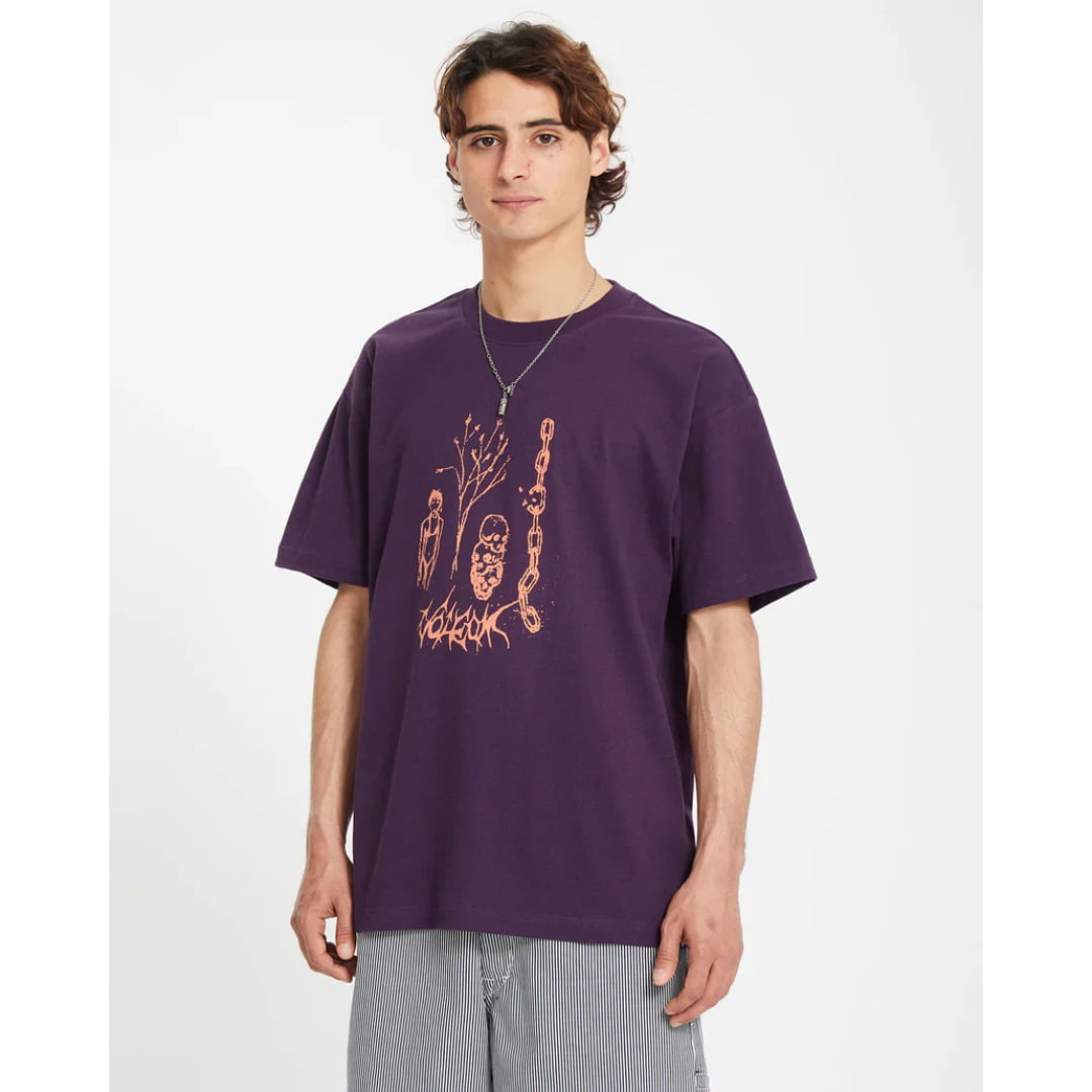 T-shirt Volcom Poetic Dess Grape Royale - Insidshop.com