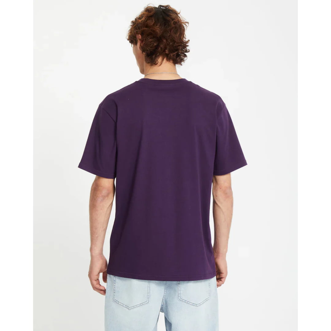 T-shirt Volcom Stone Blanks Grape Royal - Black