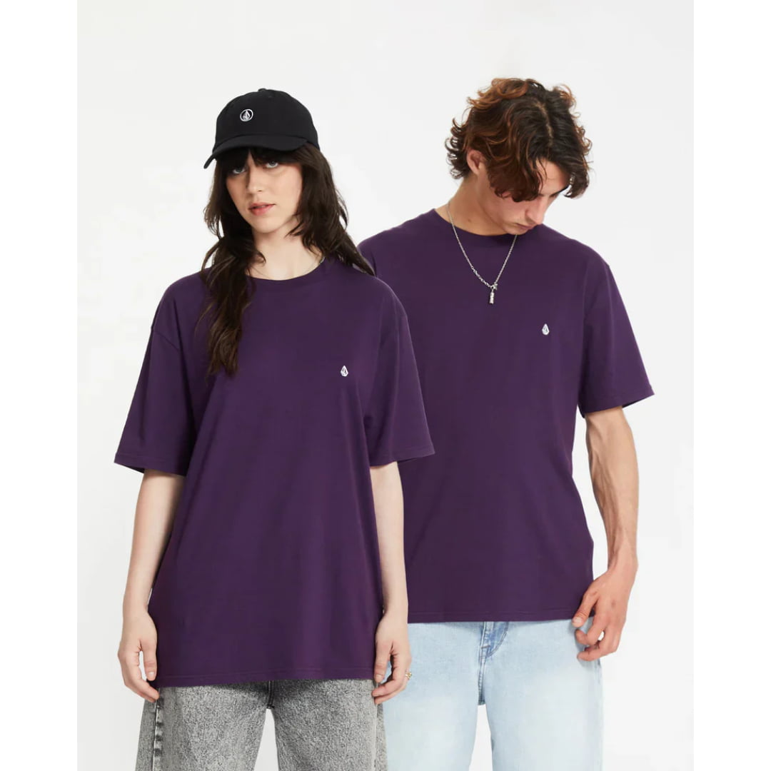 T-shirt Volcom Stone Blanks Grape Royal - Black